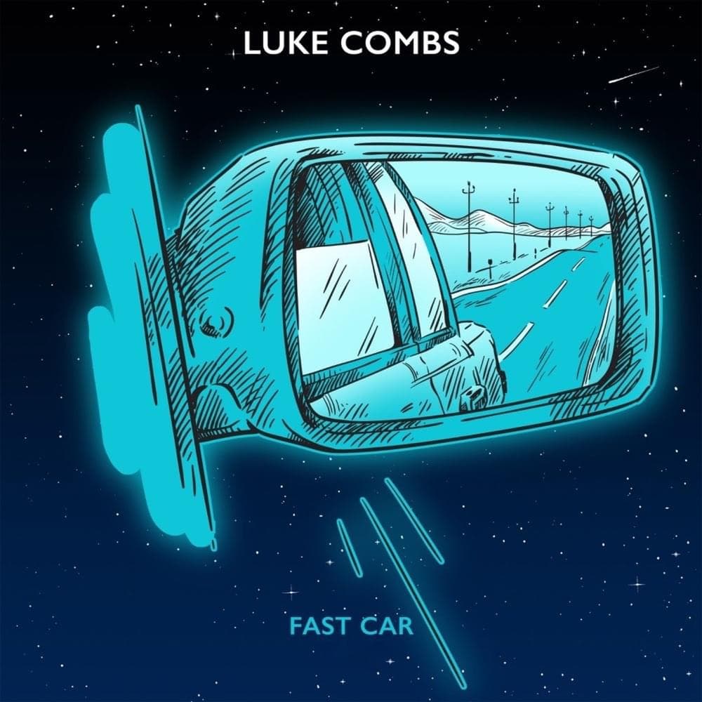 Album cover art for "Fast Car" by Luke Combs