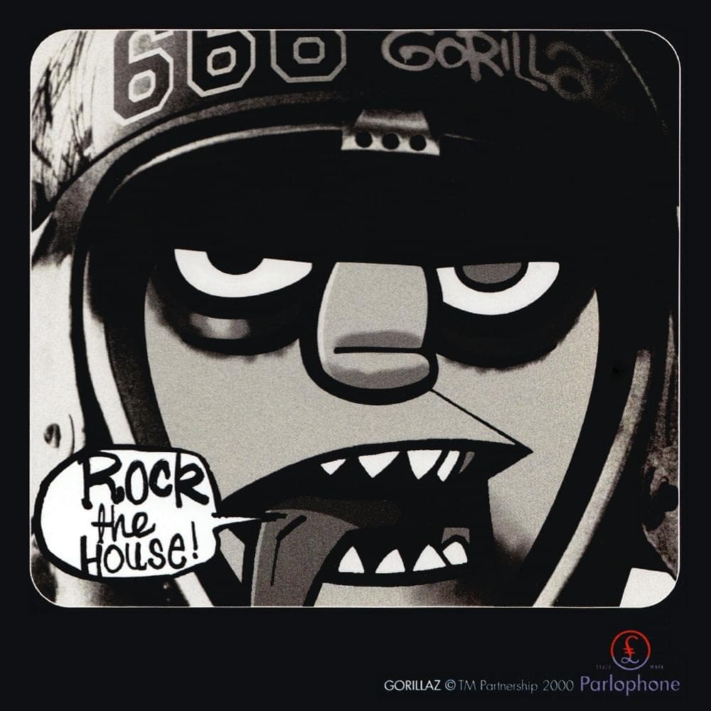 Album cover art for "The Sounder" by Gorillaz & Phi-Life Cypher