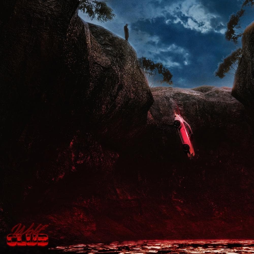 Album cover art for "Canyons" by W O L F C L U B