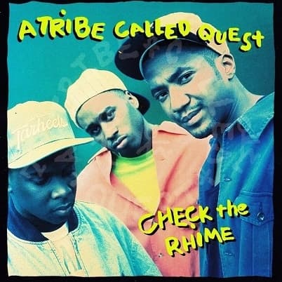 Album cover art for "Check the Rhime" by Q-Tip