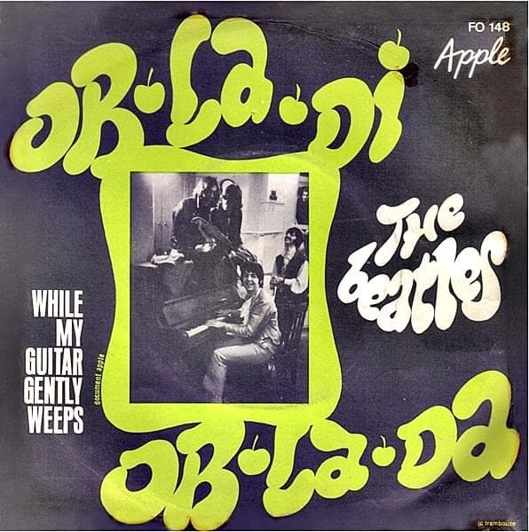 Album cover art for "Ob-La-Di, Ob-La-Da" by The Beatles