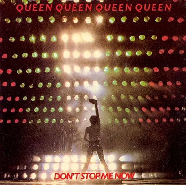 Album cover art for "Don’t Stop Me Now" by Queen
