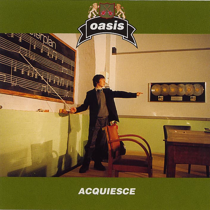 Album cover art for "Acquiesce" by Oasis