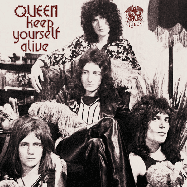 Album cover art for "Keep Yourself Alive" by Queen