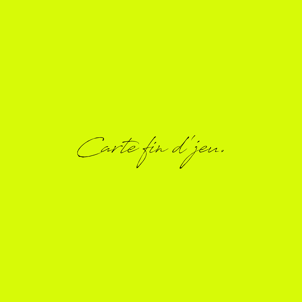 Carte fin d’jeu