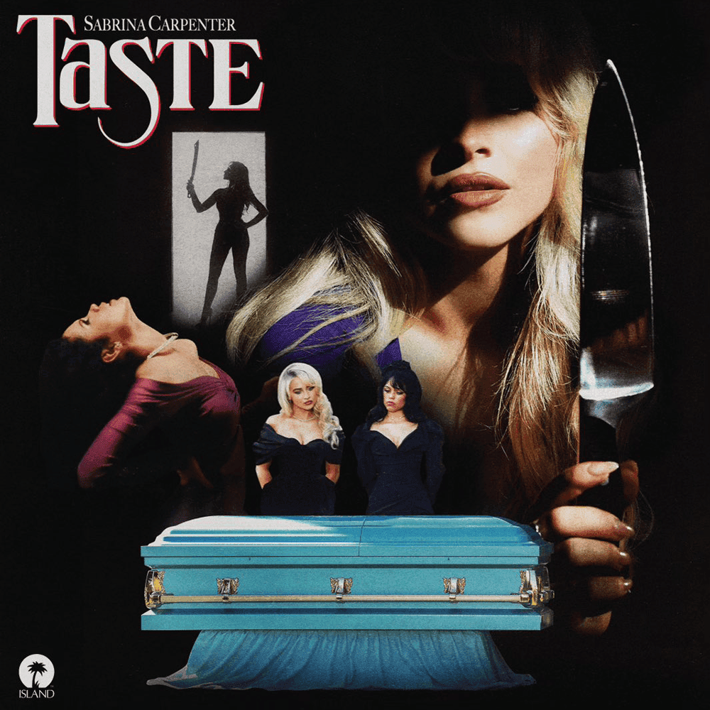 Album cover art for "Taste" by Sabrina Carpenter