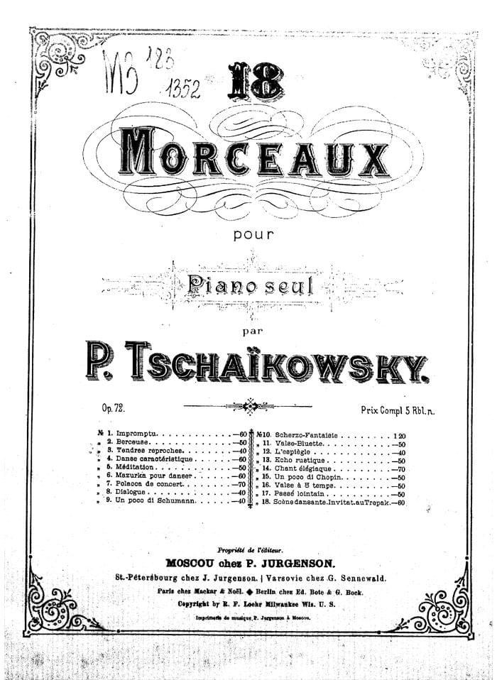 18 Morceaux, Op. 72