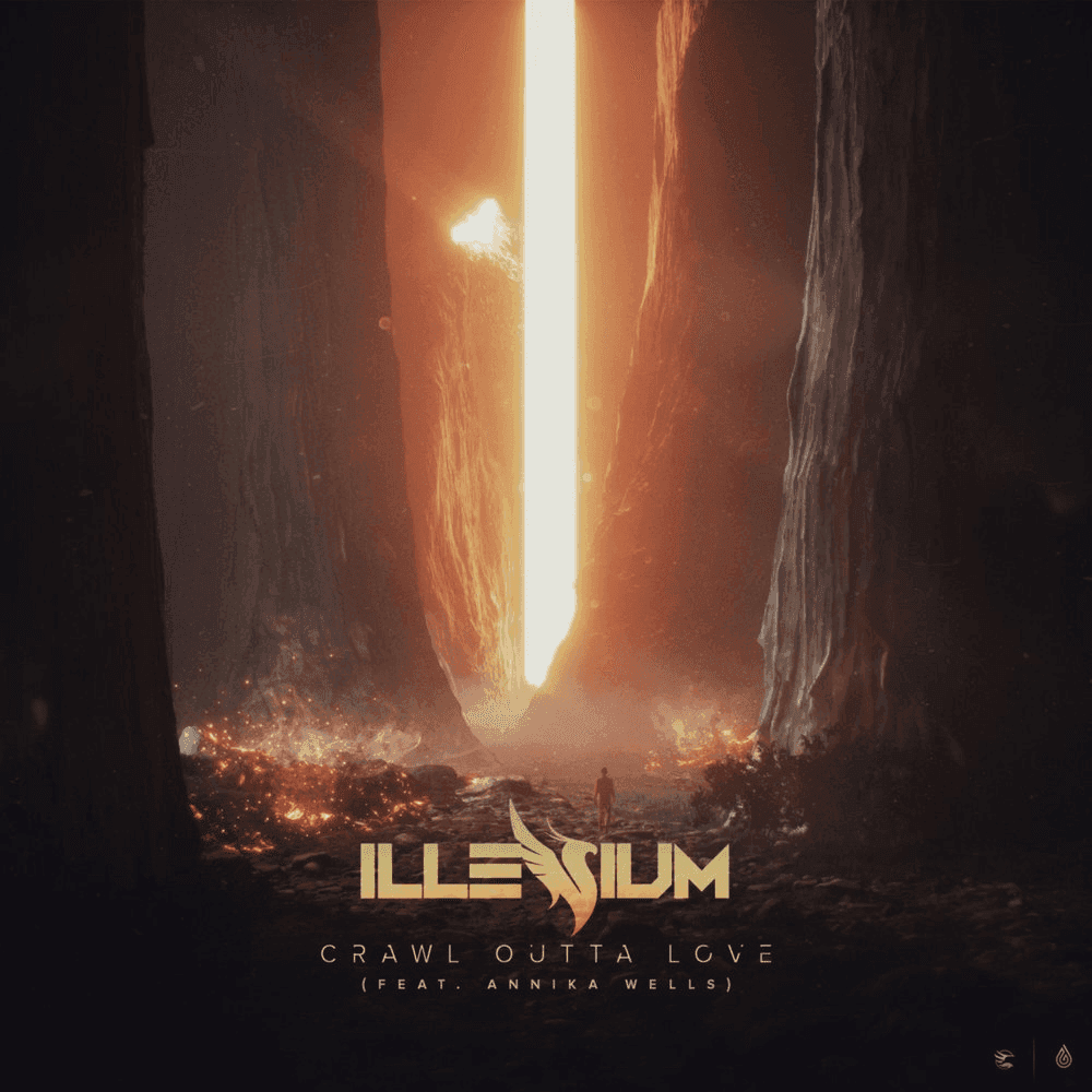 Album cover art for "Crawl Outta Love" by ILLENIUM & Annika Wells