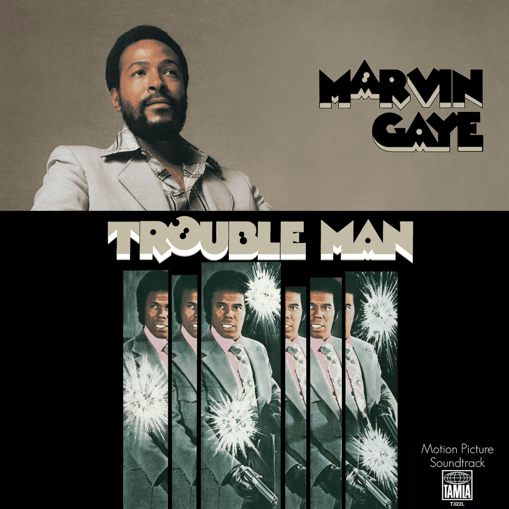 Album cover art for "Trouble Man" by Marvin Gaye