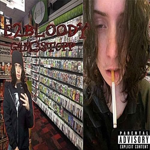 Album cover art for "G4M3ST0PP" by ​​e_2bloody