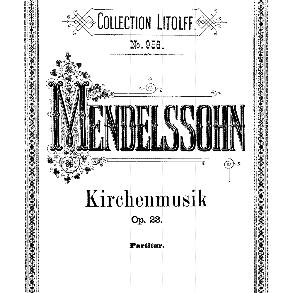 Kirchenmusik, Op. 23