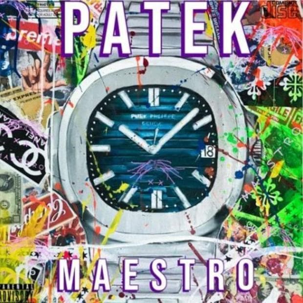 Album cover art for "PATEK" by M A E S T R O (USA)