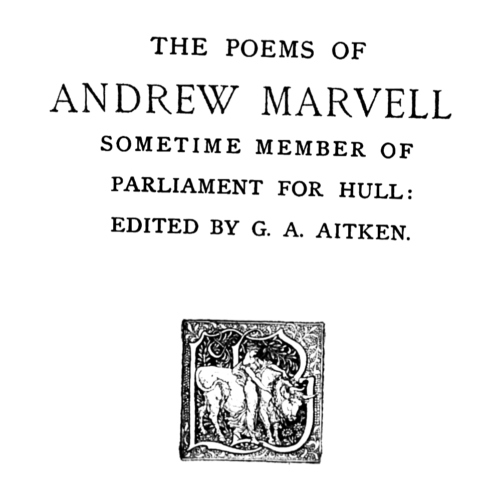 Poems of Andrew Marvell