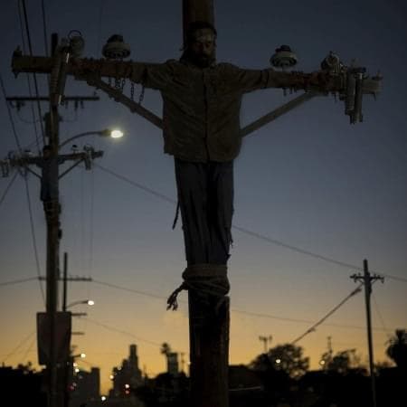 Album cover art for "Nail Pon Cross" by Damian Marley