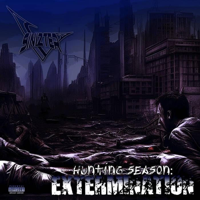 Album cover art for "Drijfzand (Live)" by V Sinizter & Razakel & Scum (Horrorcore) & Insane Poetry