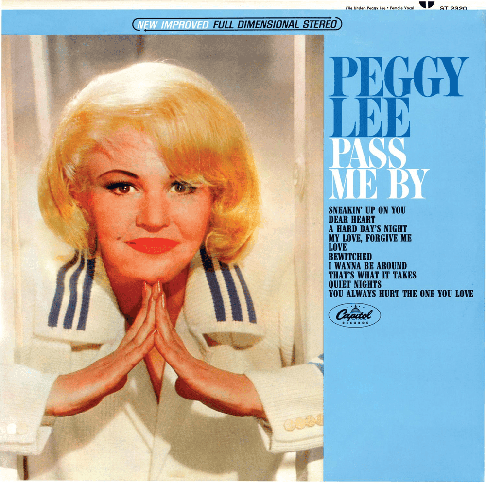 Album cover art for "Pass Me By" by Peggy Lee