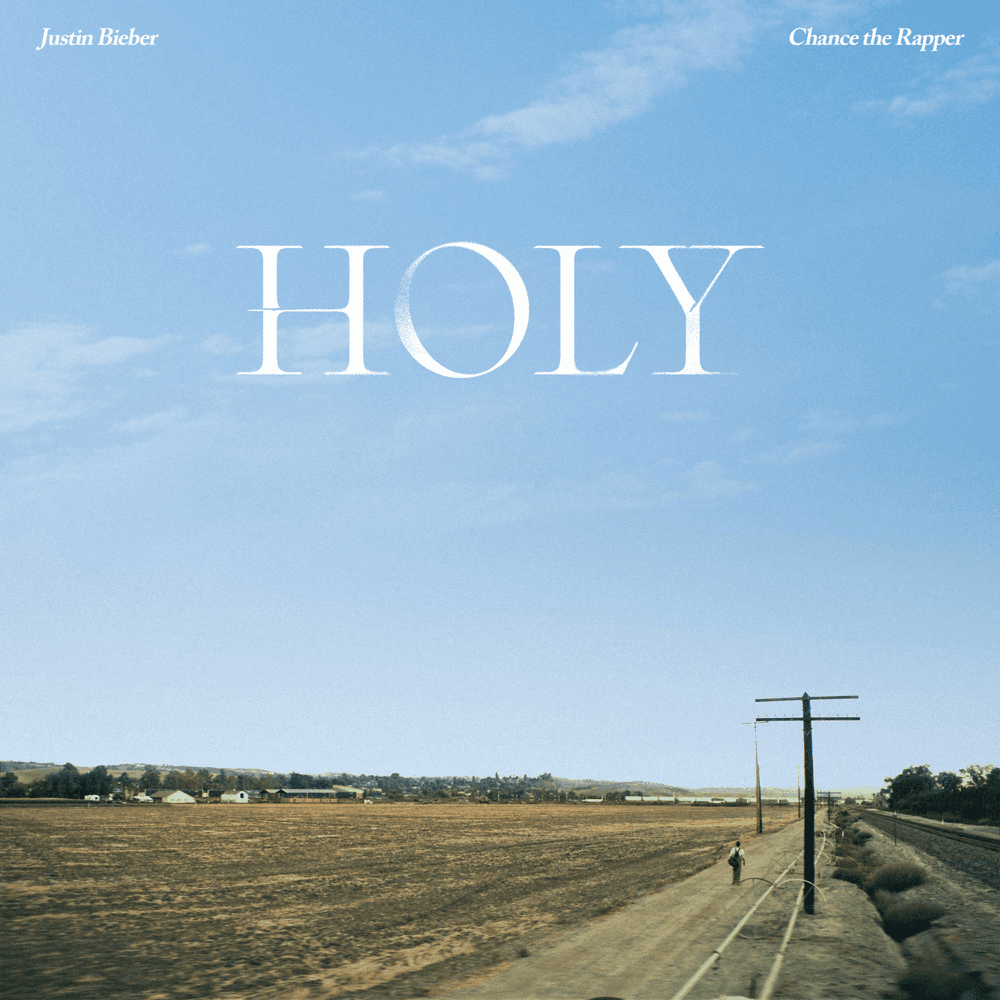 Album cover art for "Holy" by Justin Bieber & Chance the Rapper