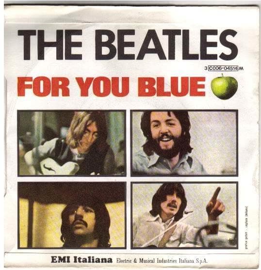 Album cover art for "For You Blue" by George Harrison