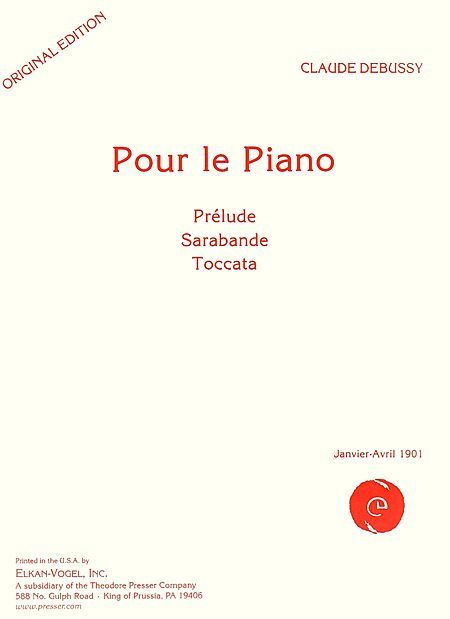 Pour le piano