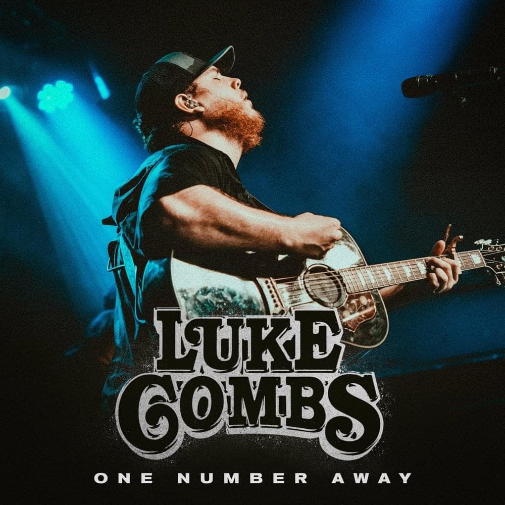 Album cover art for "One Number Away" by Luke Combs