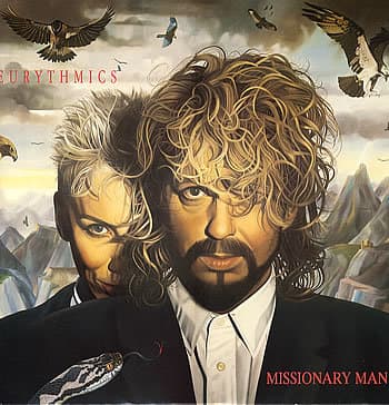 Album cover art for "Missionary Man" by Eurythmics