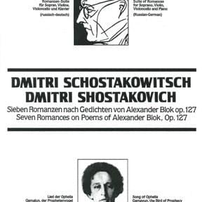 Seven Romances on Poems of Alexander Blok, Op. 127
