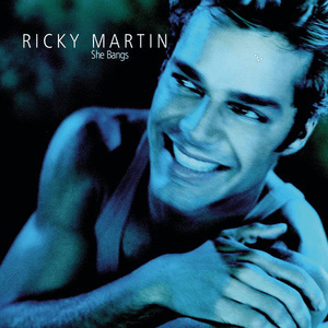 Album cover art for "She Bangs" by Ricky Martin