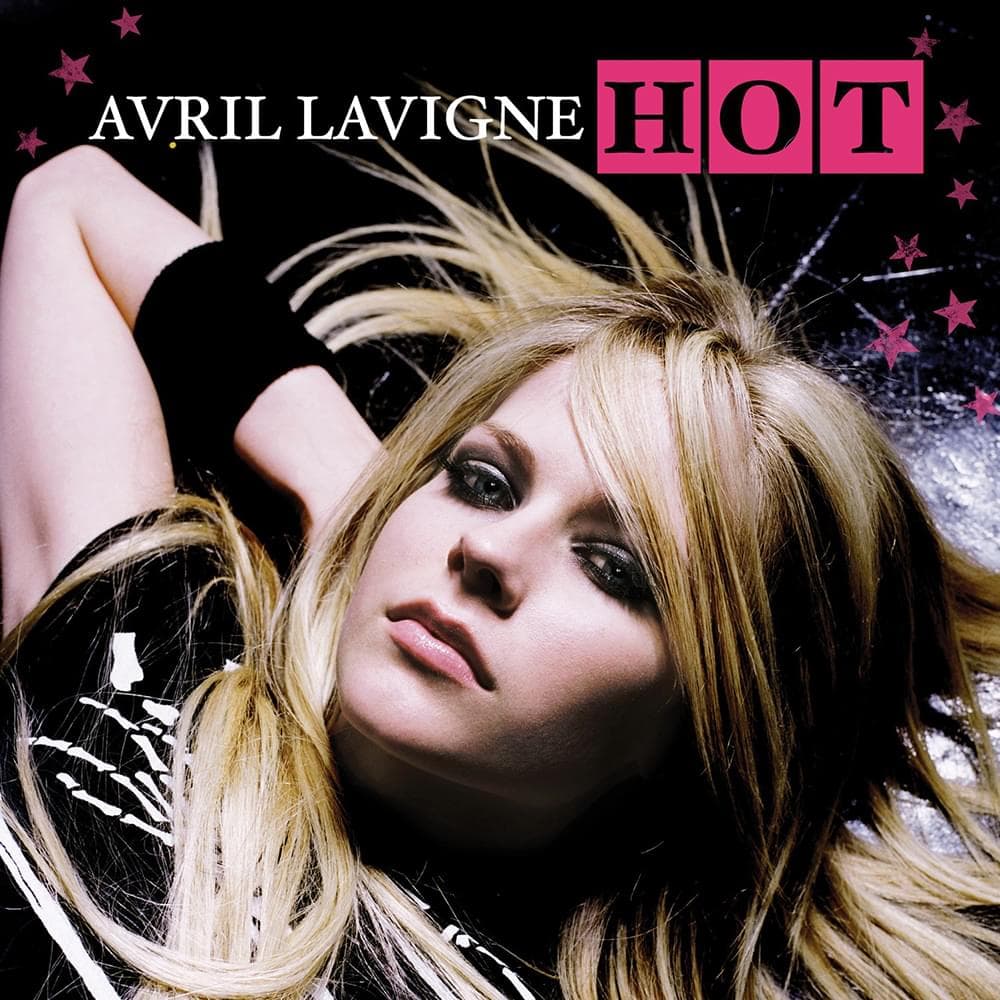 Album cover art for "Hot" by Avril Lavigne