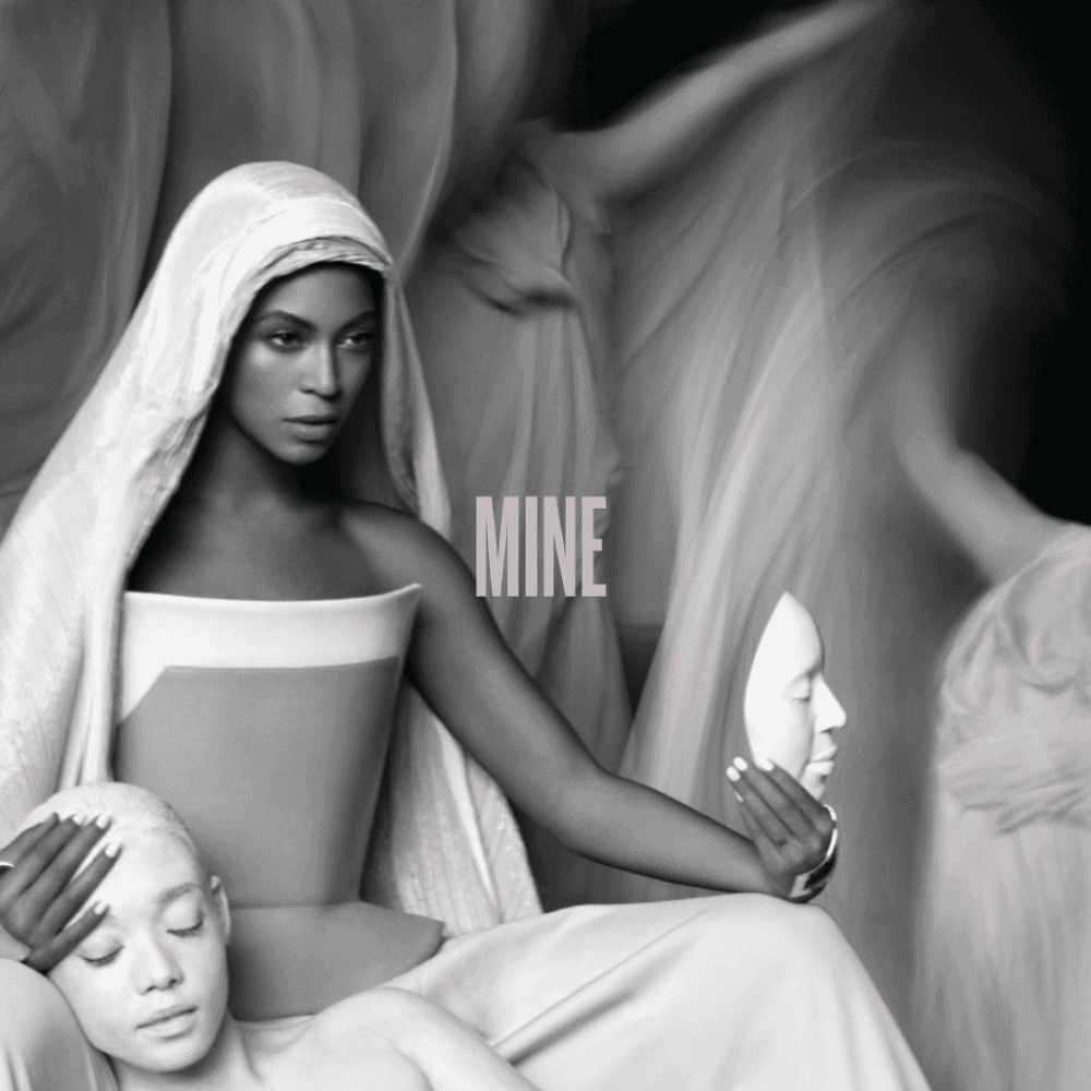 Album cover art for "Mine" by Beyoncé & Drake