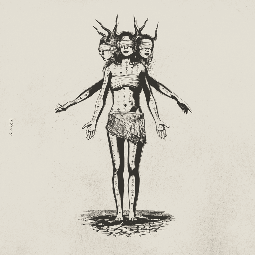 Album cover art for "Rain" by Sleep Token