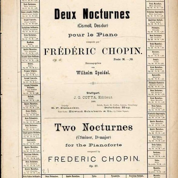 Nocturnes Op. 27