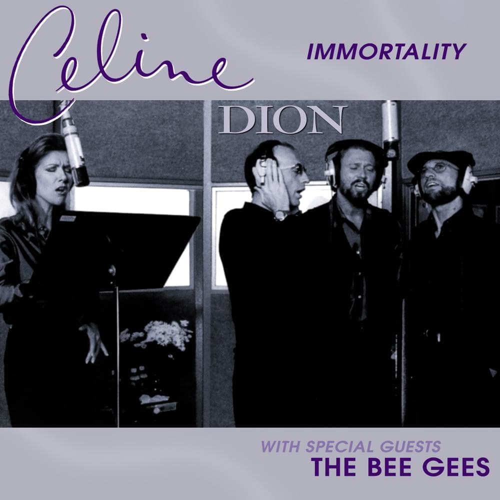Album cover art for "Immortality" by Céline Dion