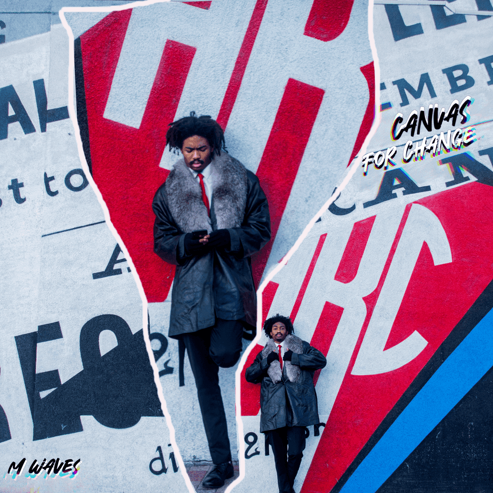 Album cover art for "Canvas for Change (Single Version)" by M Waves