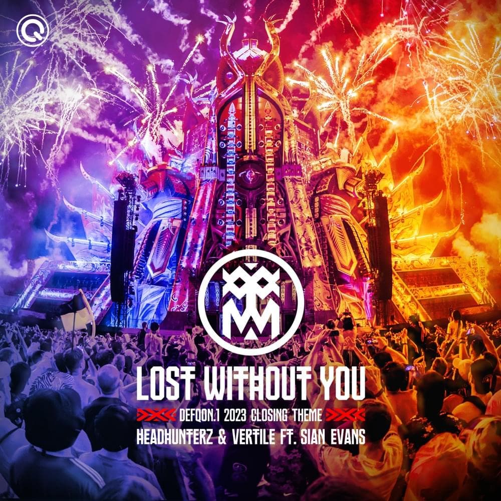 Album cover art for "Lost Without You (Defqon.1 2023 Closing Theme)" by Q-Dance & Sian Evans