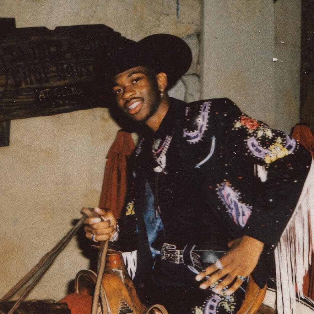 Album cover art for "BLACK HORSE" by Lil Nas X