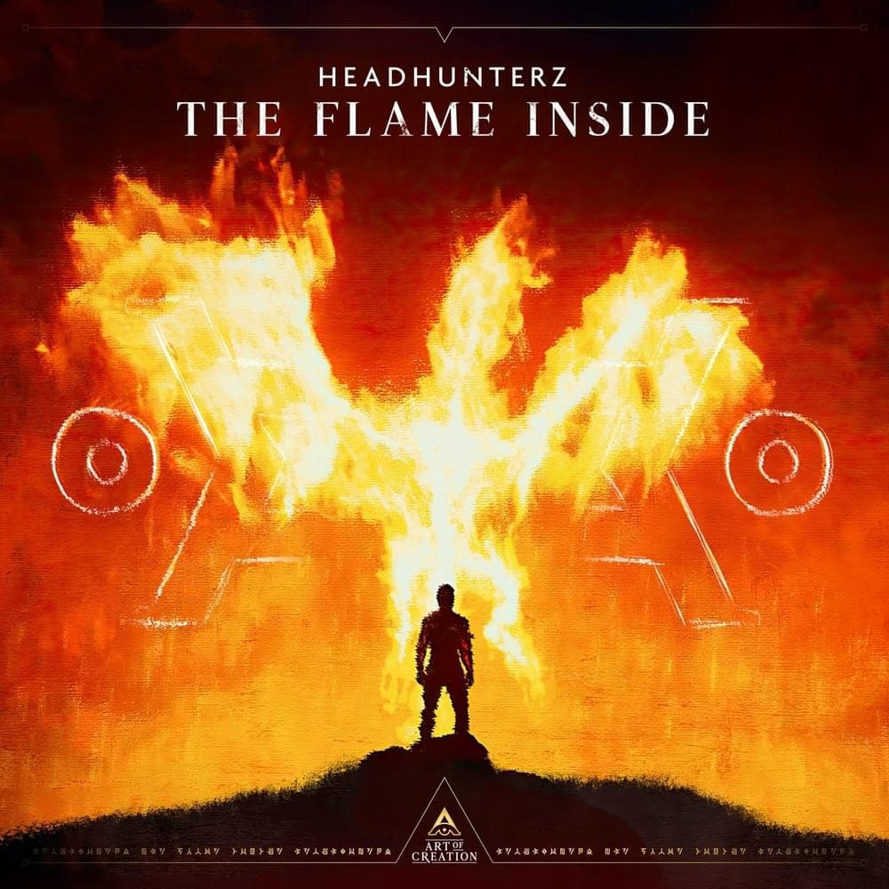 Album cover art for "The Flame Inside" by Q-Dance