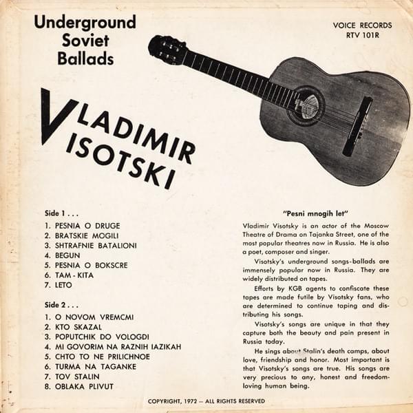 Underground Soviet Ballads