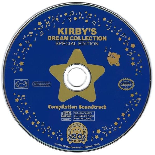星のカービィ 20周年メモリアルサウンドトラック (Kirby’s Dream Collection Special Edition Compilation Soundtrack)