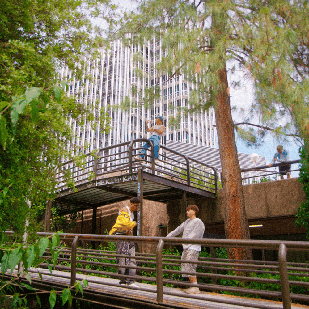 Album cover art for "bounce it up!" by H. Rayiz