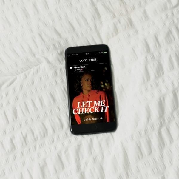 Album cover art for "Let Me Check It" by Coco Jones