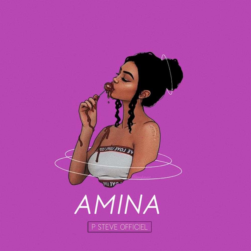 Album cover art for "Amina" by P Steve Officiel