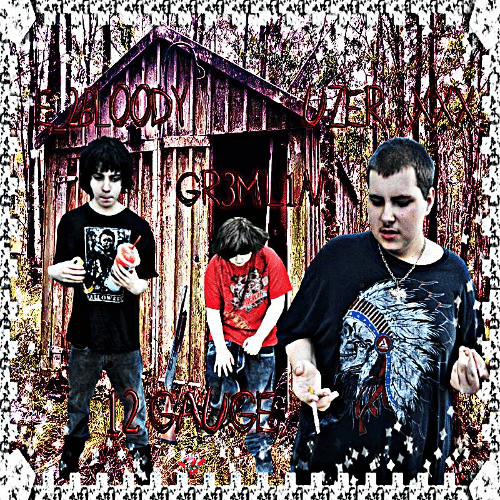 Album cover art for "12 GAUGE" by ​​e_2bloody & GR3ML1N