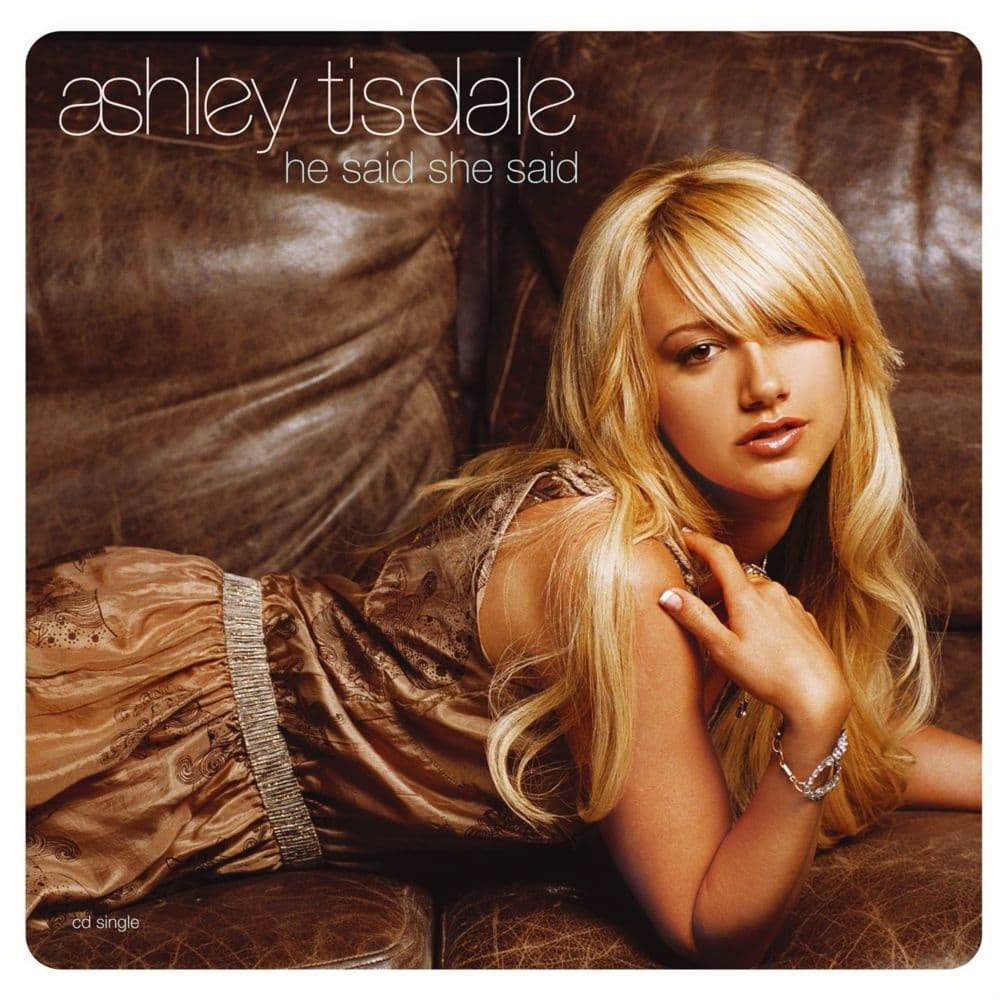 Album cover art for "He Said She Said" by Ashley Tisdale