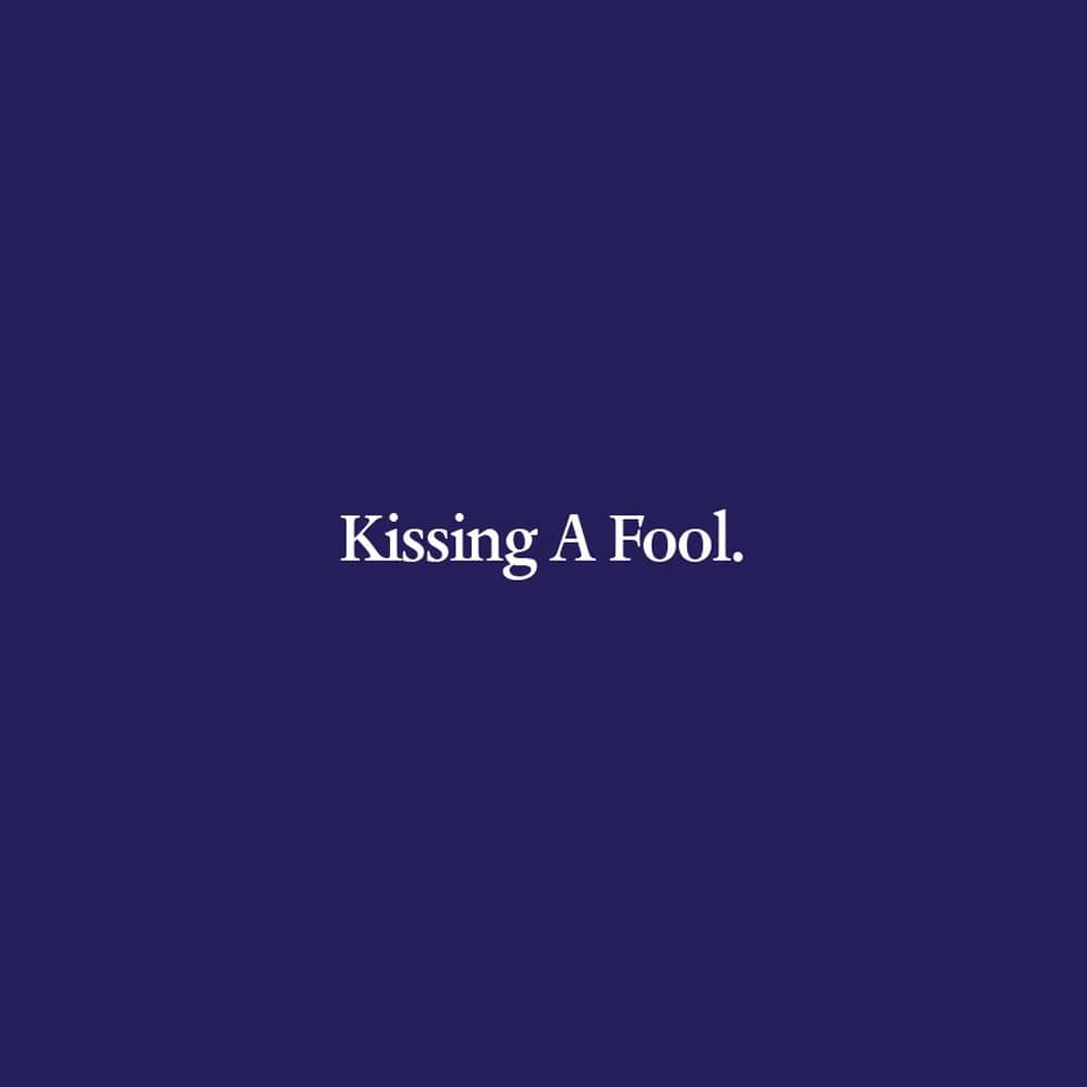 Album cover art for "Kissing a Fool" by George Michael