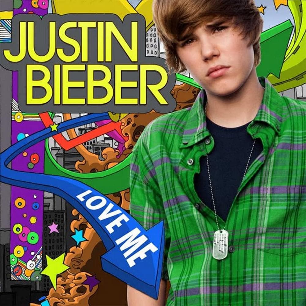 Album cover art for "Love Me" by Justin Bieber
