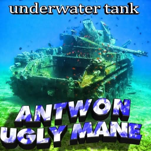 Album cover art for "UNDERWATER TANK" by Lil Ugly Mane & Antwon