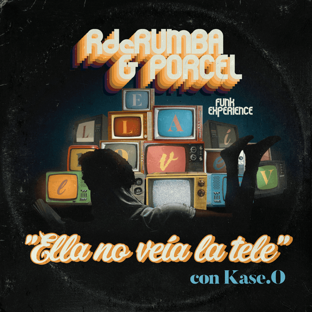 Album cover art for "Ella No Veía la Tele" by R de Rumba & Porcel & Kase.O