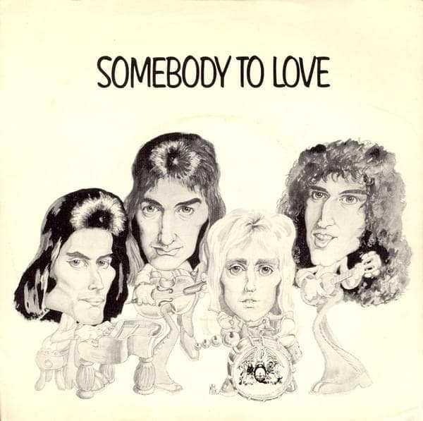 Album cover art for "Somebody to Love" by Queen