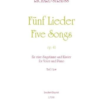 Fünf Lieder, Op. 41