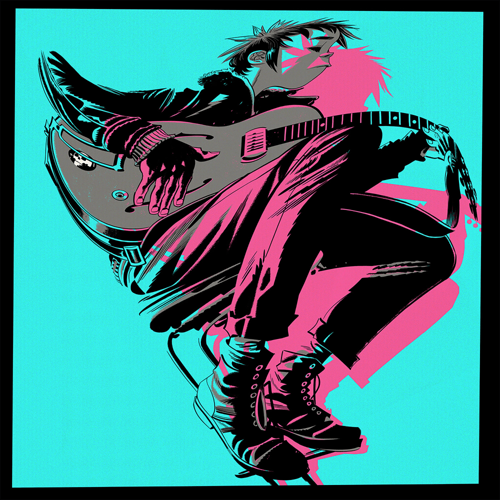 Album cover art for "For Life" by Gorillaz & George Benson